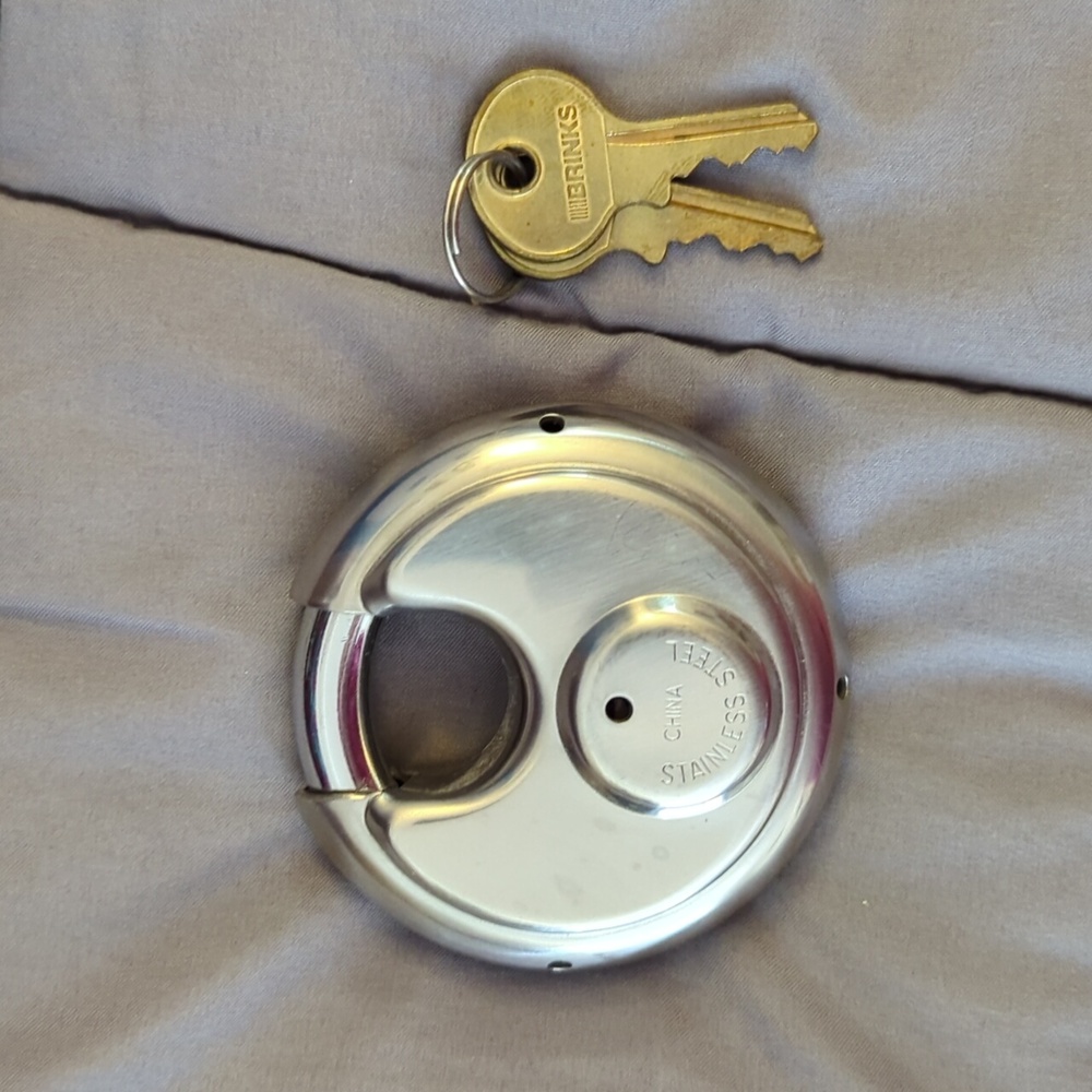 Brinks stainless padlock - Picture 2 of 2